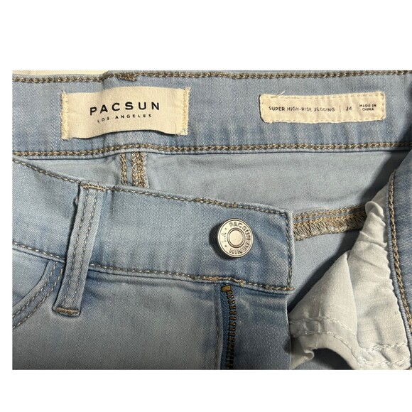 PACSUN Super High-Rise Jeggings Sz 24 - Picture 5 of 8